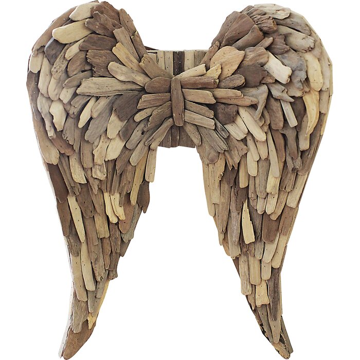 Millwood Pines Angel Wings Wall D Cor Reviews Wayfair   Angel Wings Wall Décor 